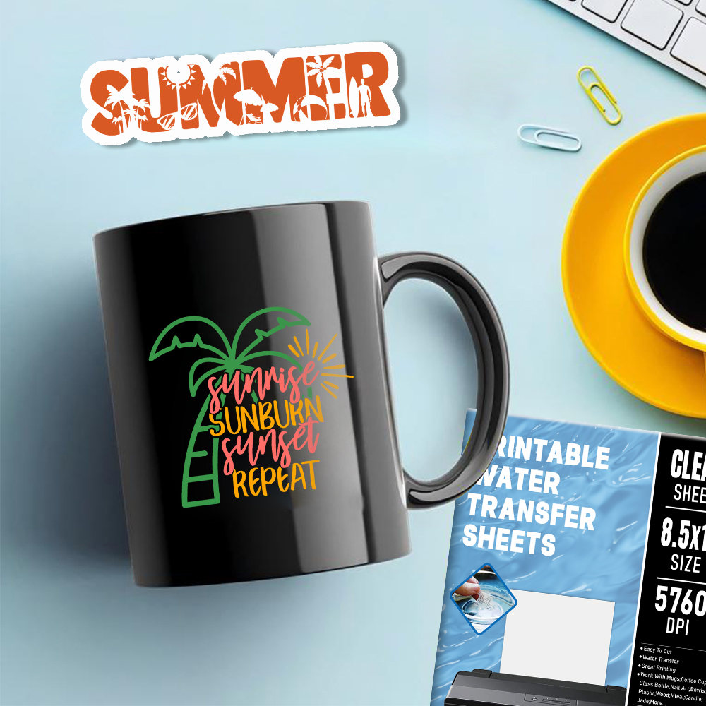 A4 워터슬라이드 데칼 시트