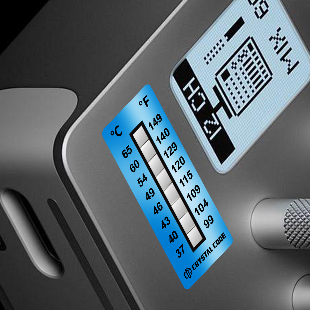 비가역 온도 표시 스티커