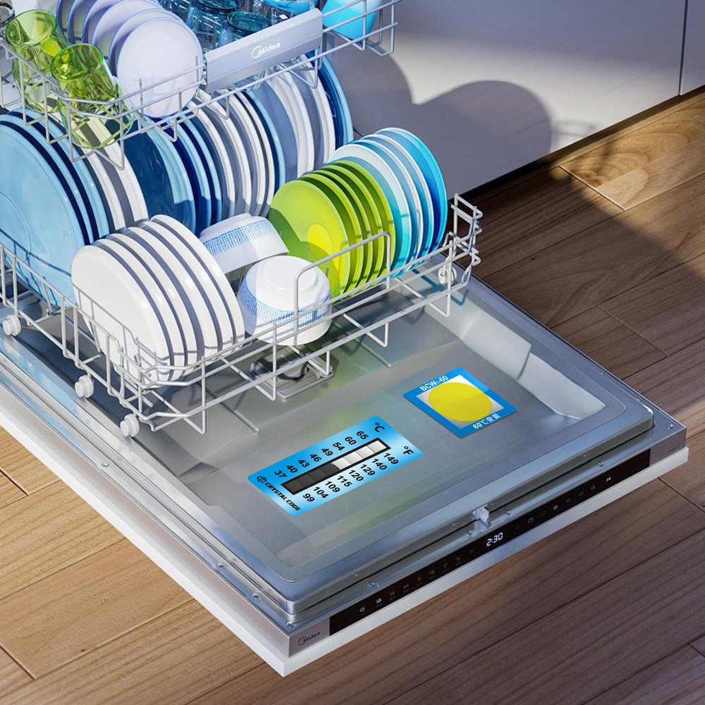 비가역 온도 표시 스티커