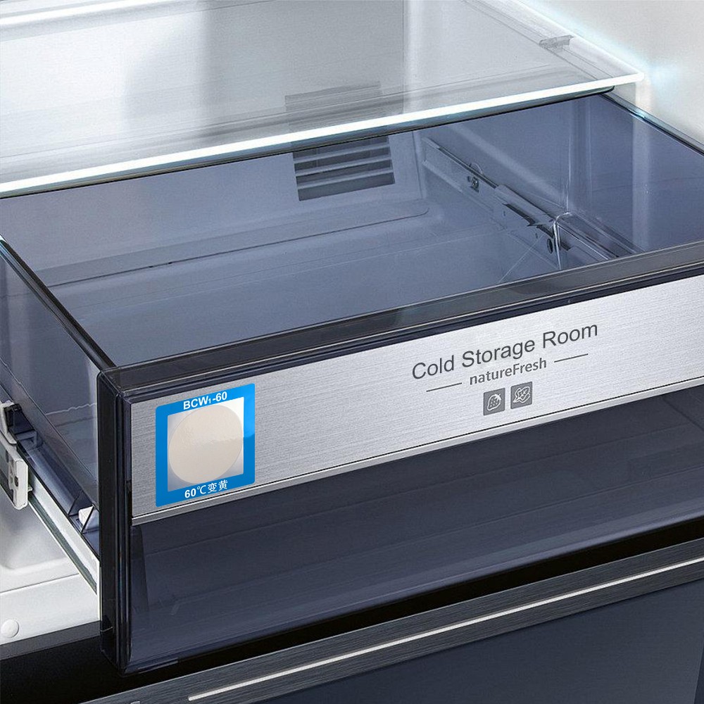 비가역 온도 표시 스티커