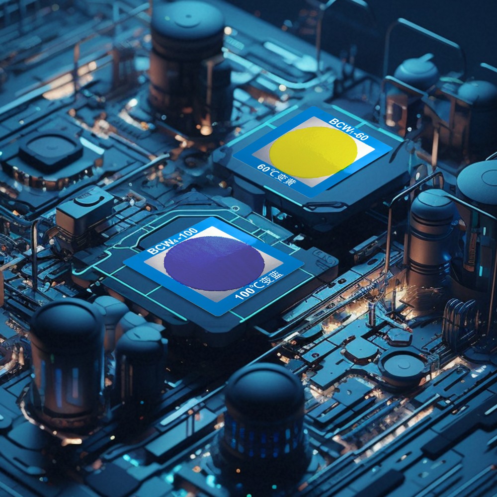 비가역 온도 표시 스티커