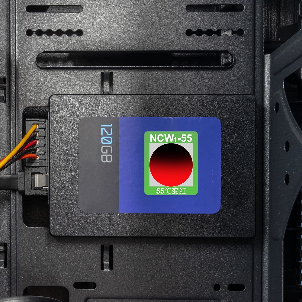 가역 온도 표시기 라벨