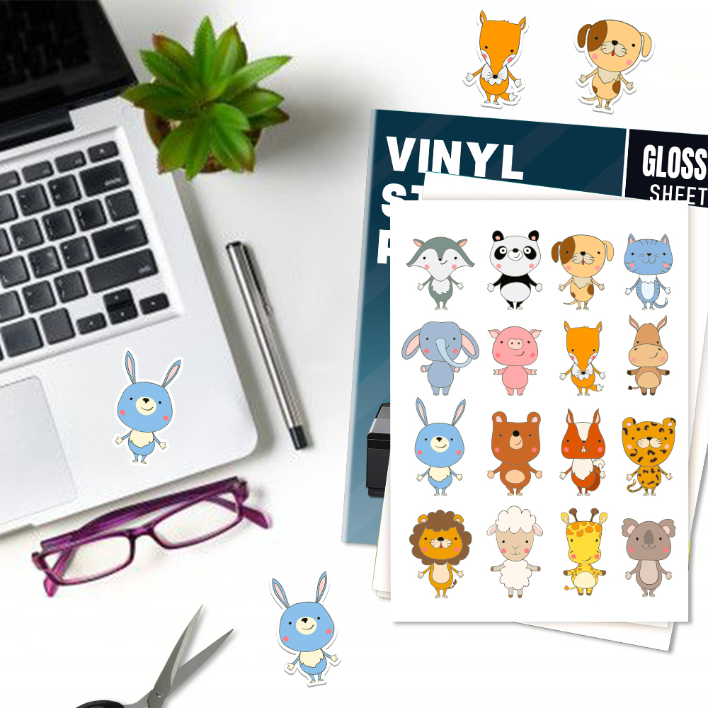 잉크젯 프린터용 비닐 스티커 시트