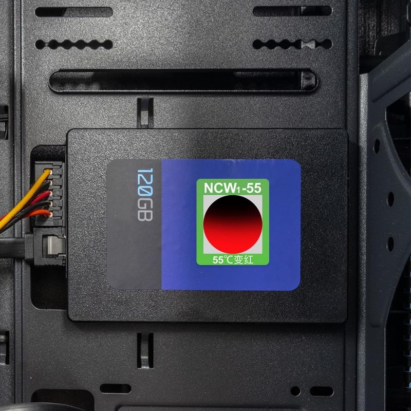 가역 온도 표시기 라벨