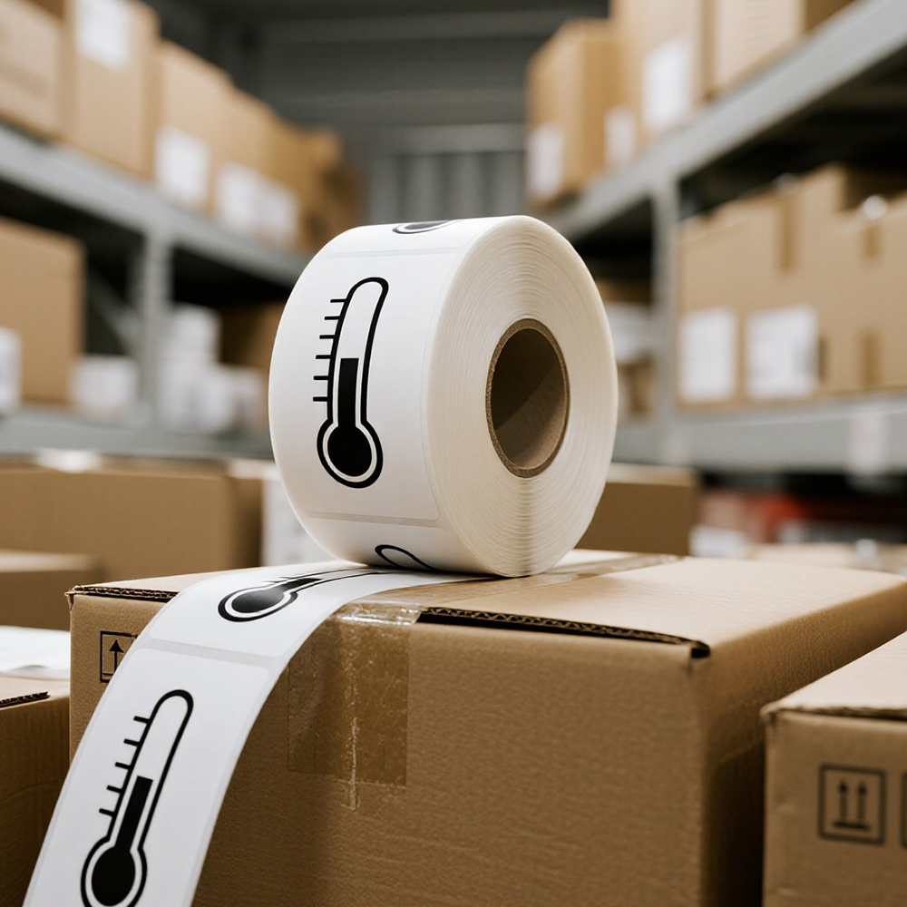 수동 RFID 온도 라벨