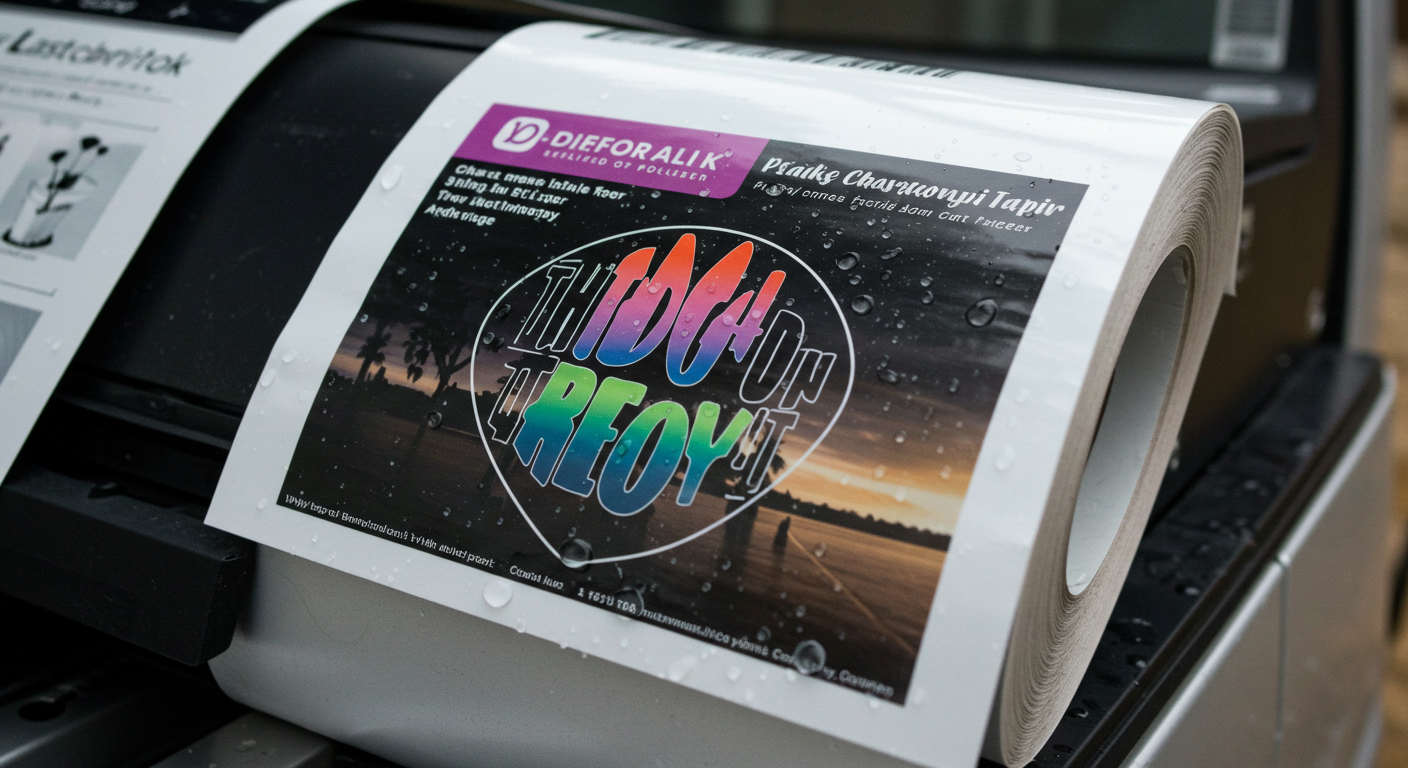 야외 사용용 최고의 잉크젯 비닐 스티커 종이