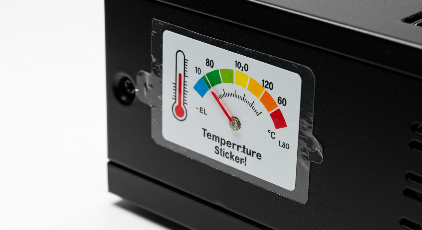 전자 온도 스티커 라벨
