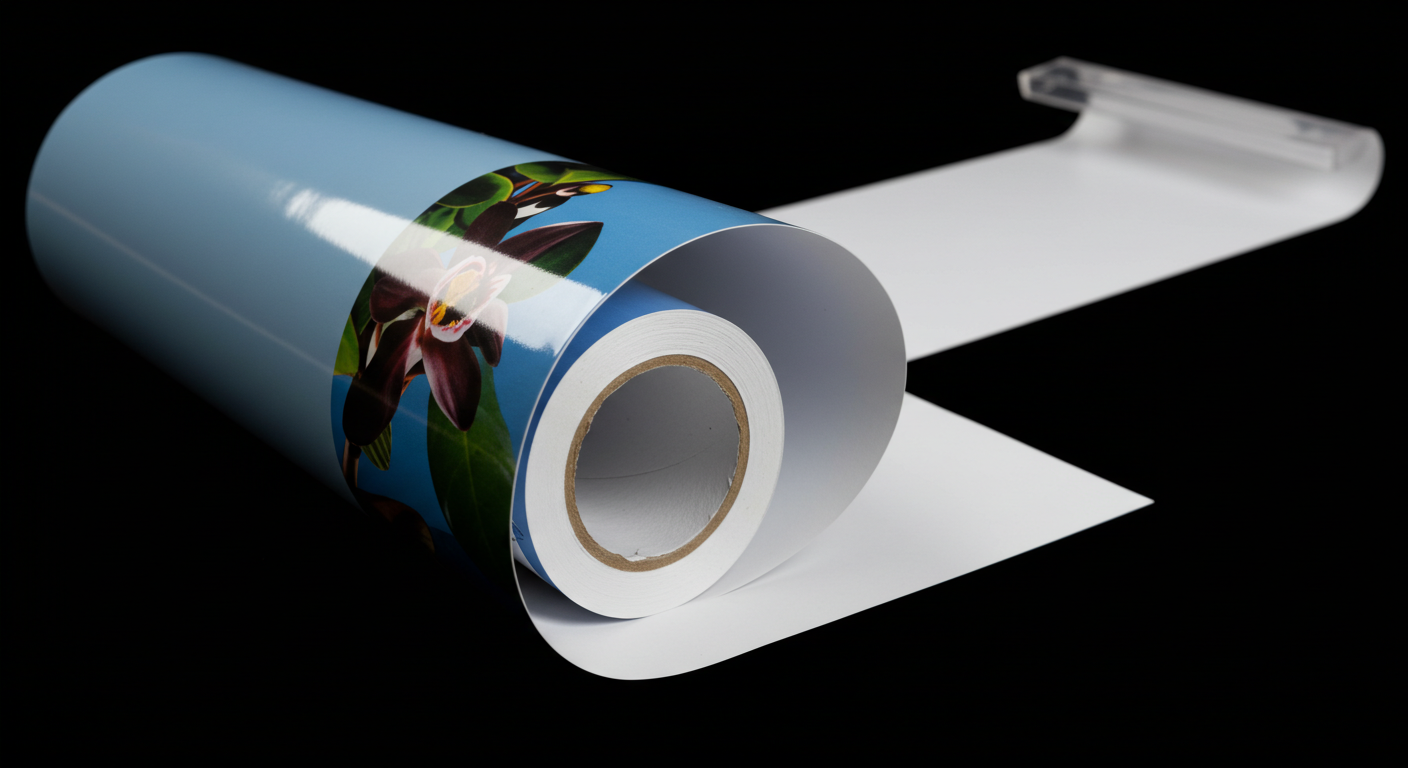 광택 잉크젯 비닐 스티커 종이