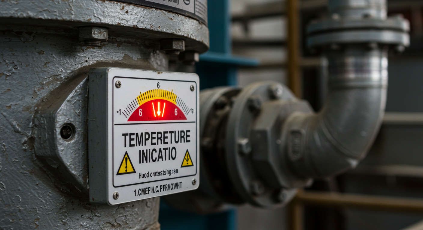 산업용 온도 표시 라벨