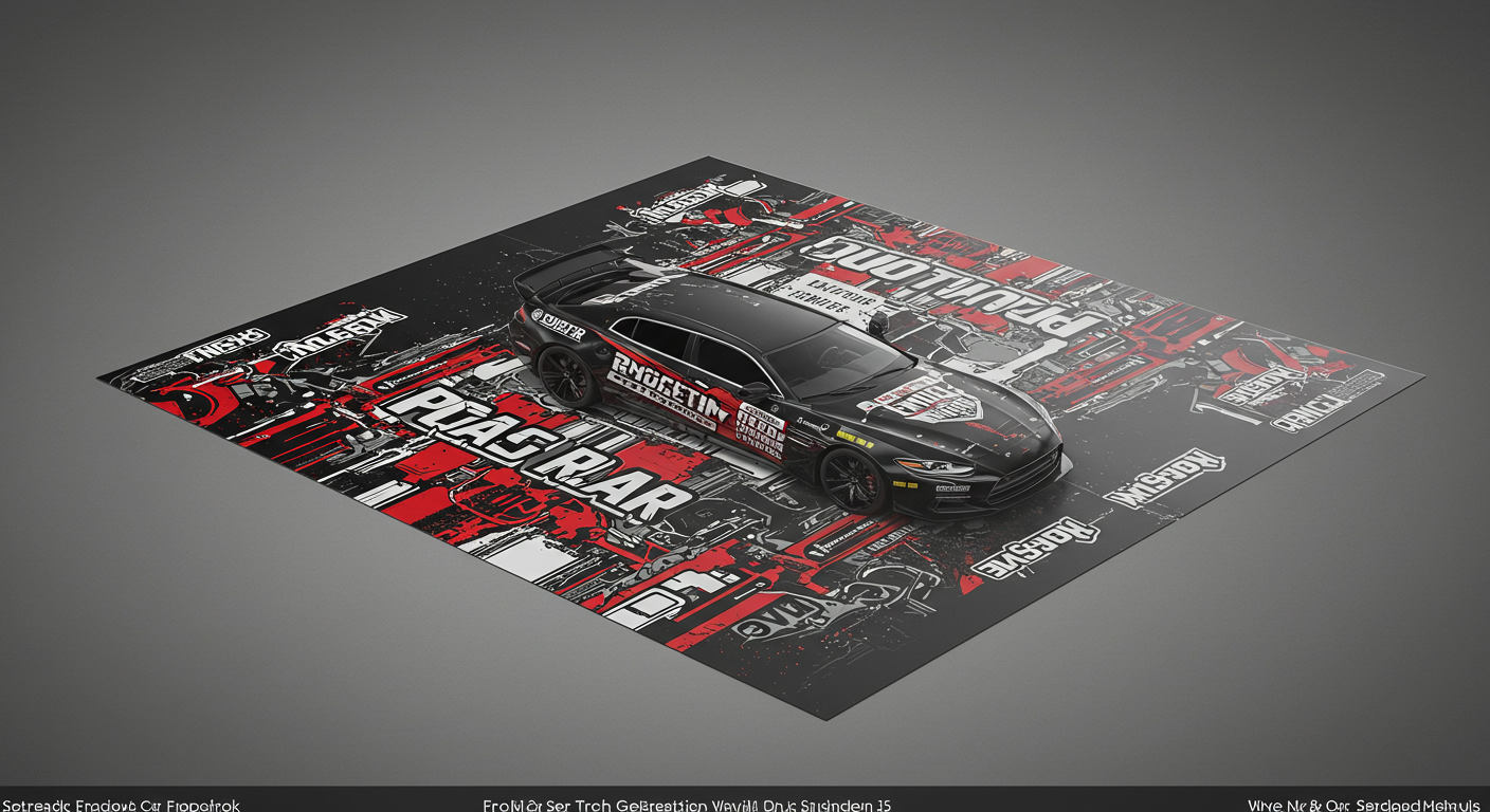 자동차 데칼용 인쇄 가능한 비닐