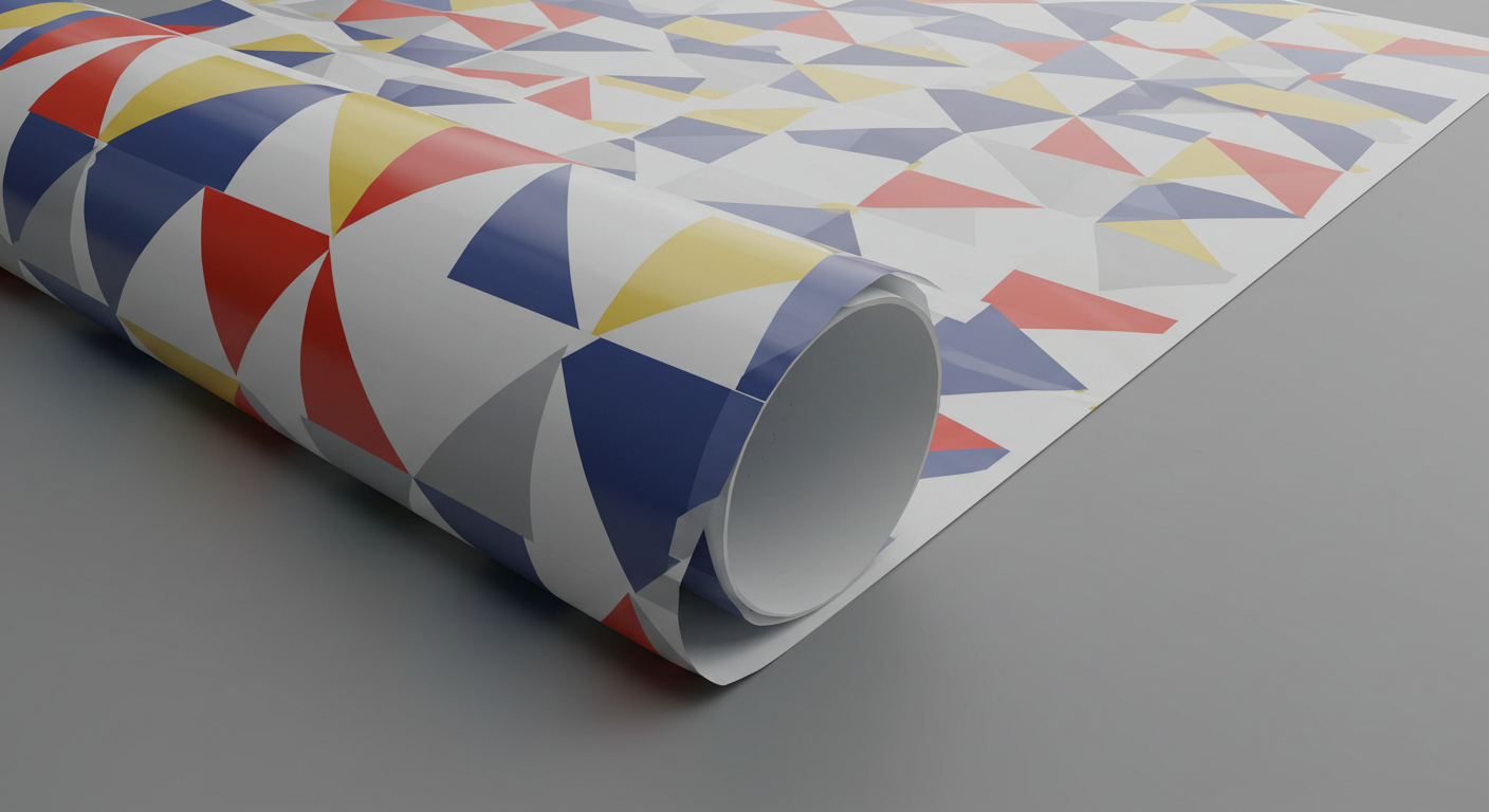 자가 접착식 인쇄 비닐