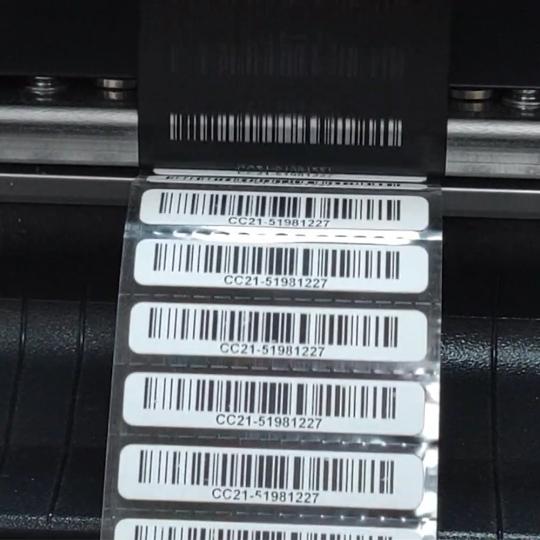 회로 기판용 고온 바코드 라벨