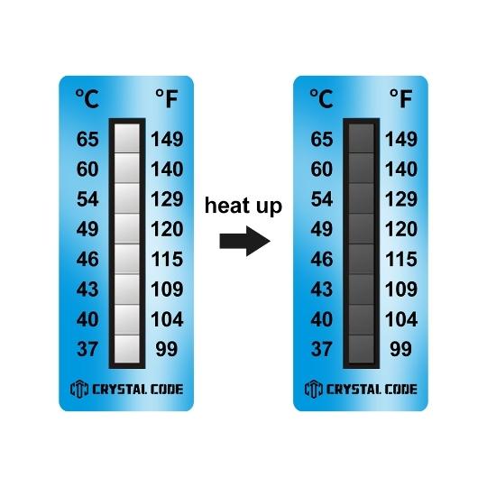 열에 민감한 스티커
