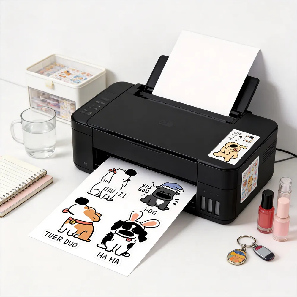 맞춤 비닐 스티커 시트