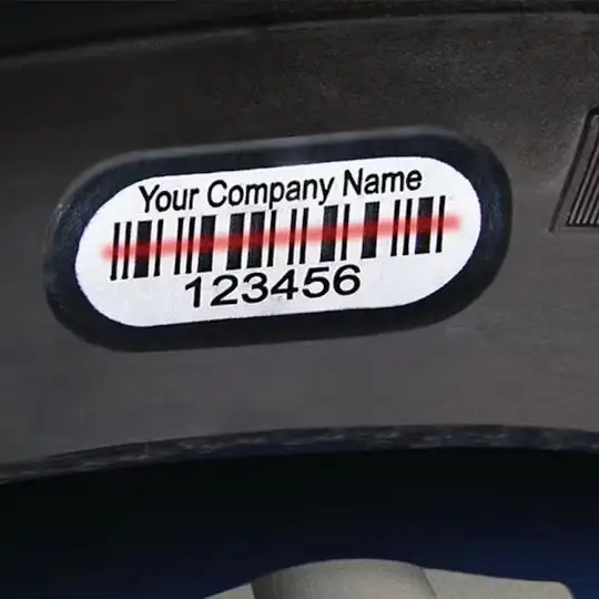 타이어 가황 바코드 라벨