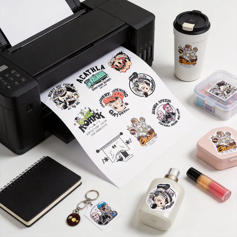 매끄러운 비닐 스티커 시트