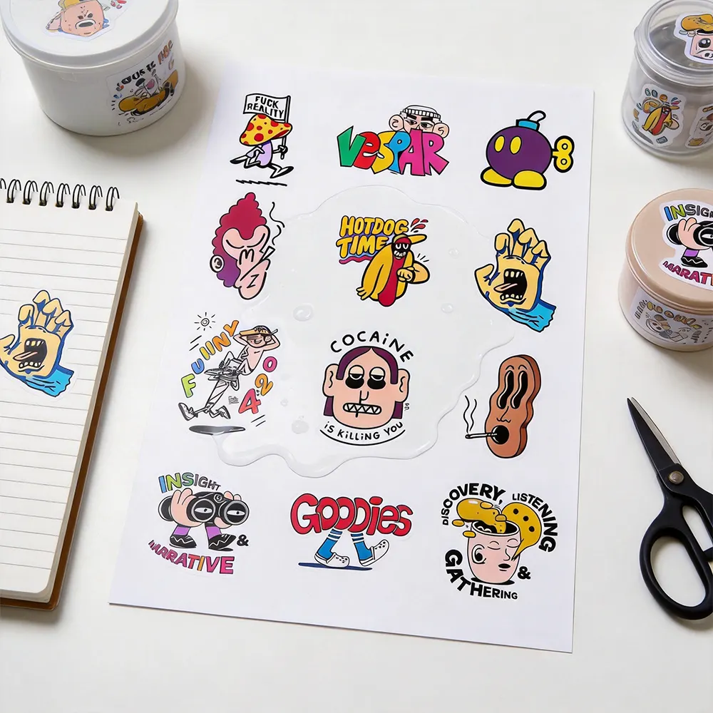 투명 비닐 스티커 시트