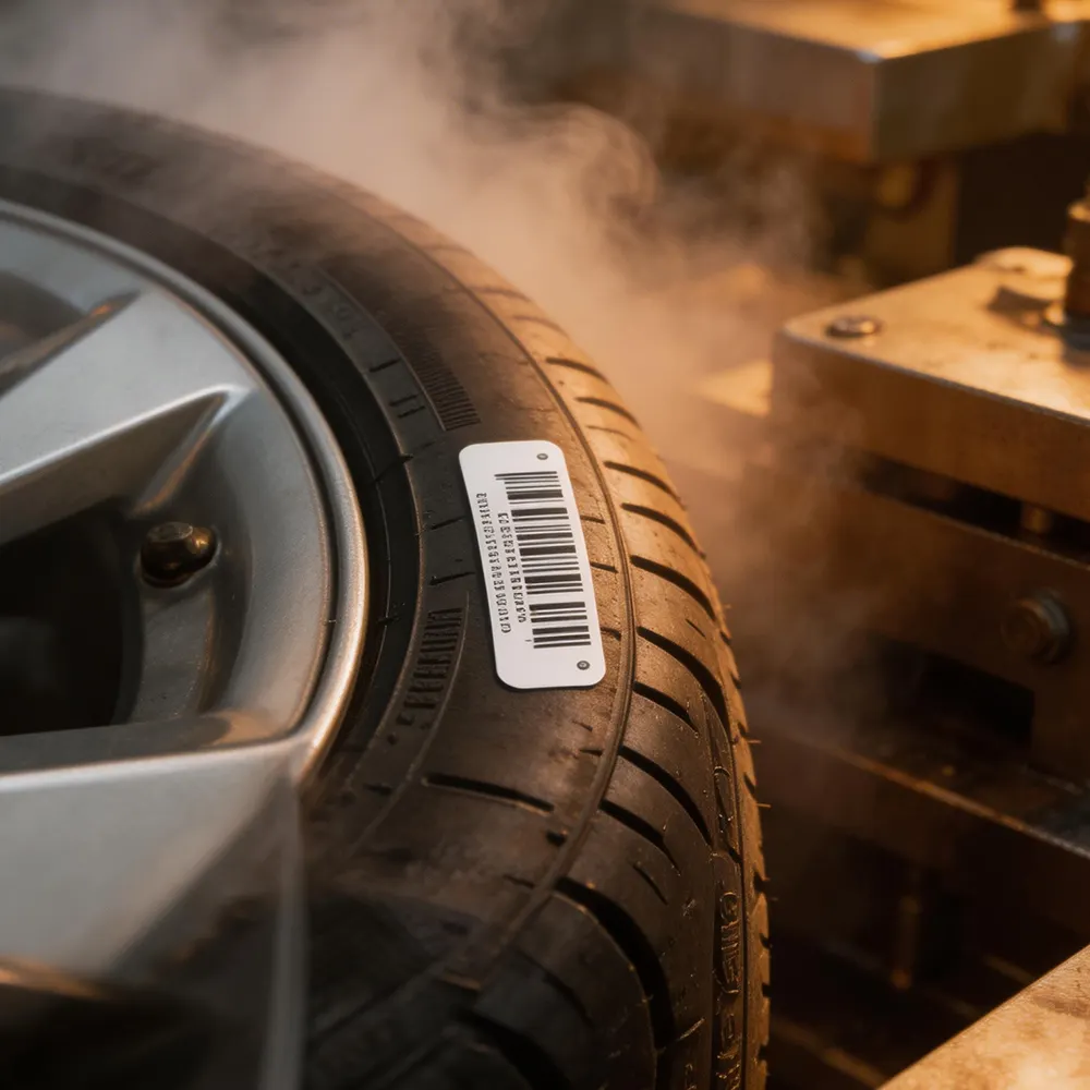 industrial rubber curing tag