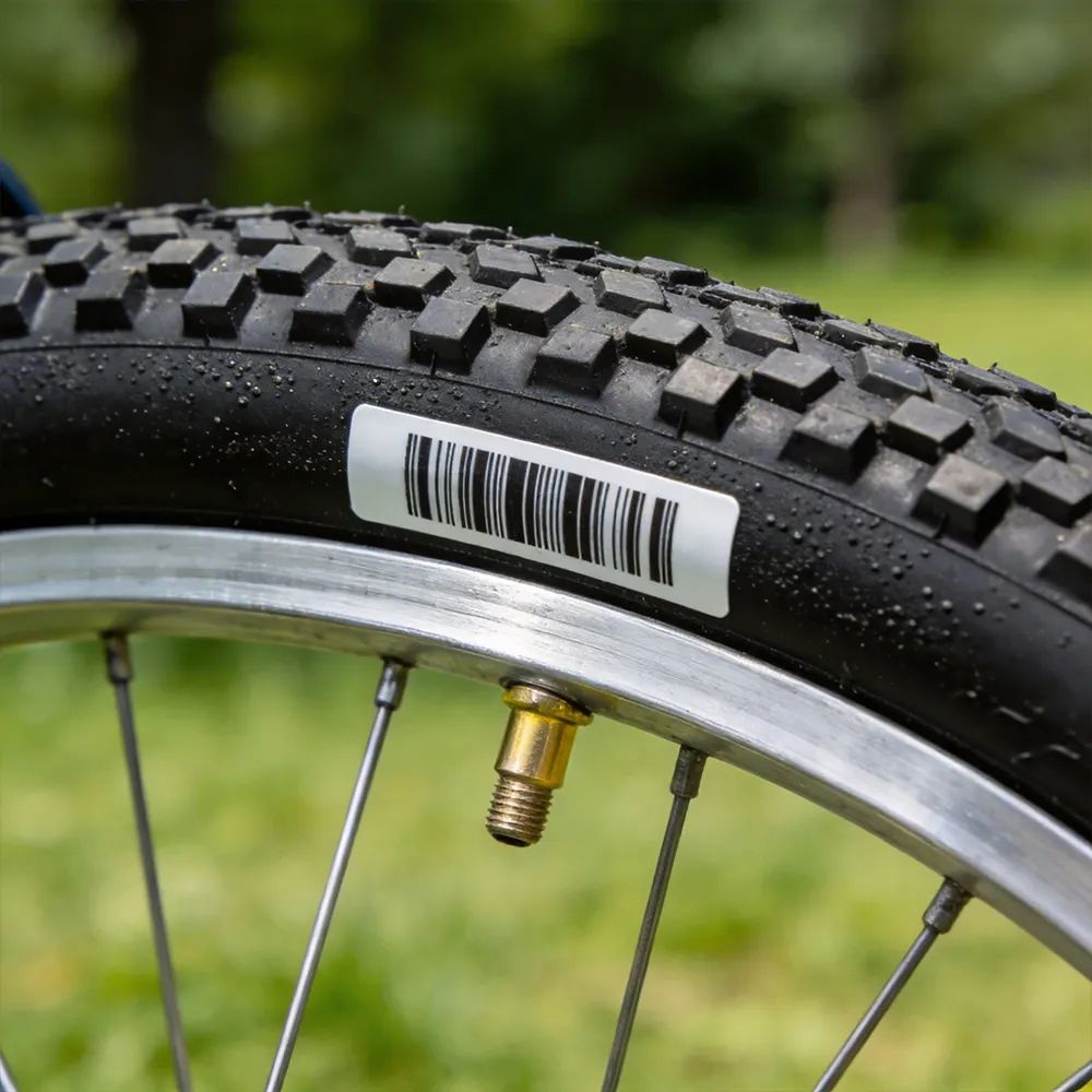 rubber curing heat label
