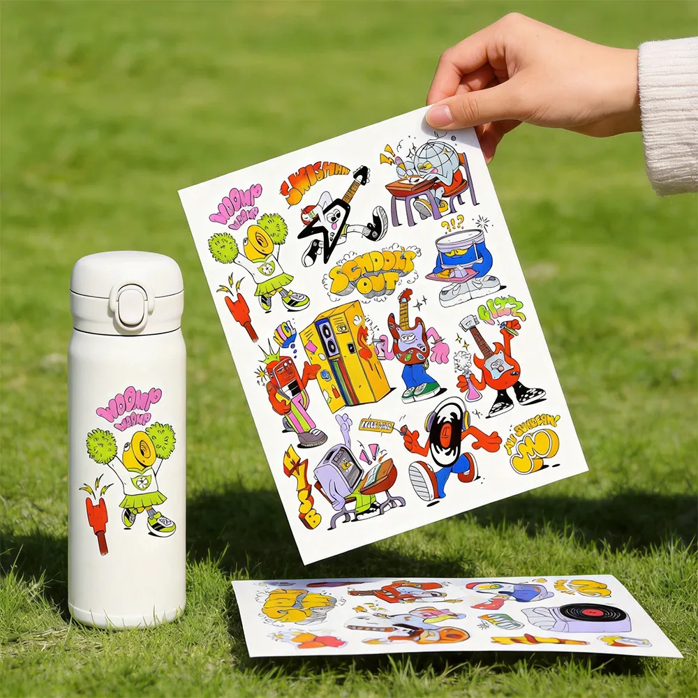 야외 비닐 스티커 시트