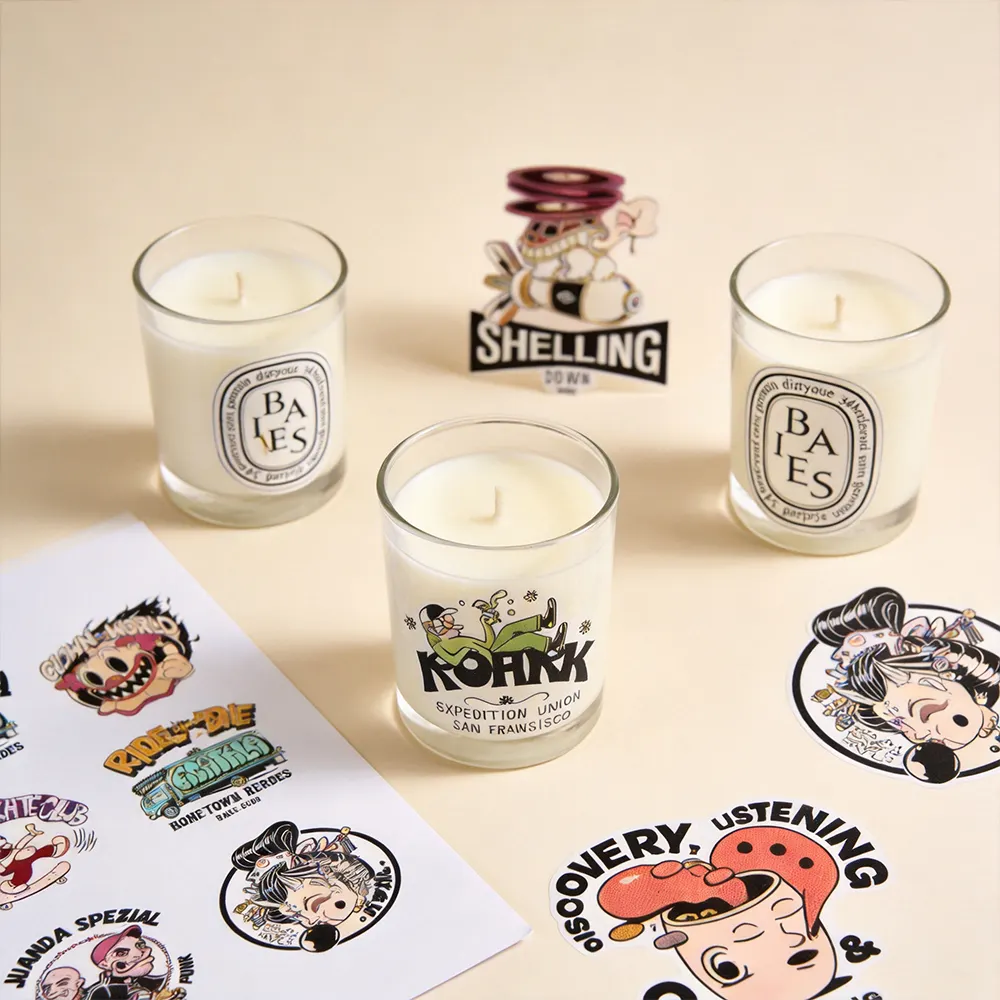 레이저 인쇄 가능한 캔들 라벨