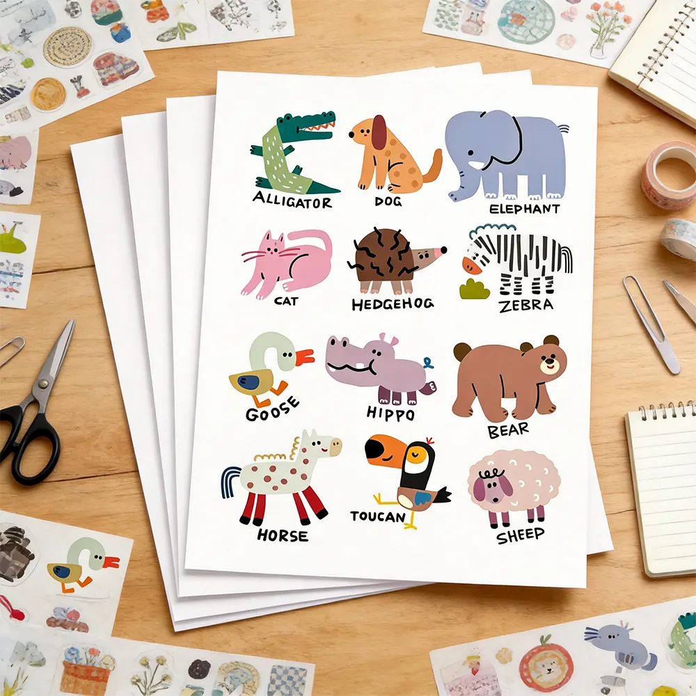 DIY 스티커 종이