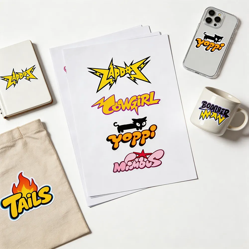 수제 스티커 종이