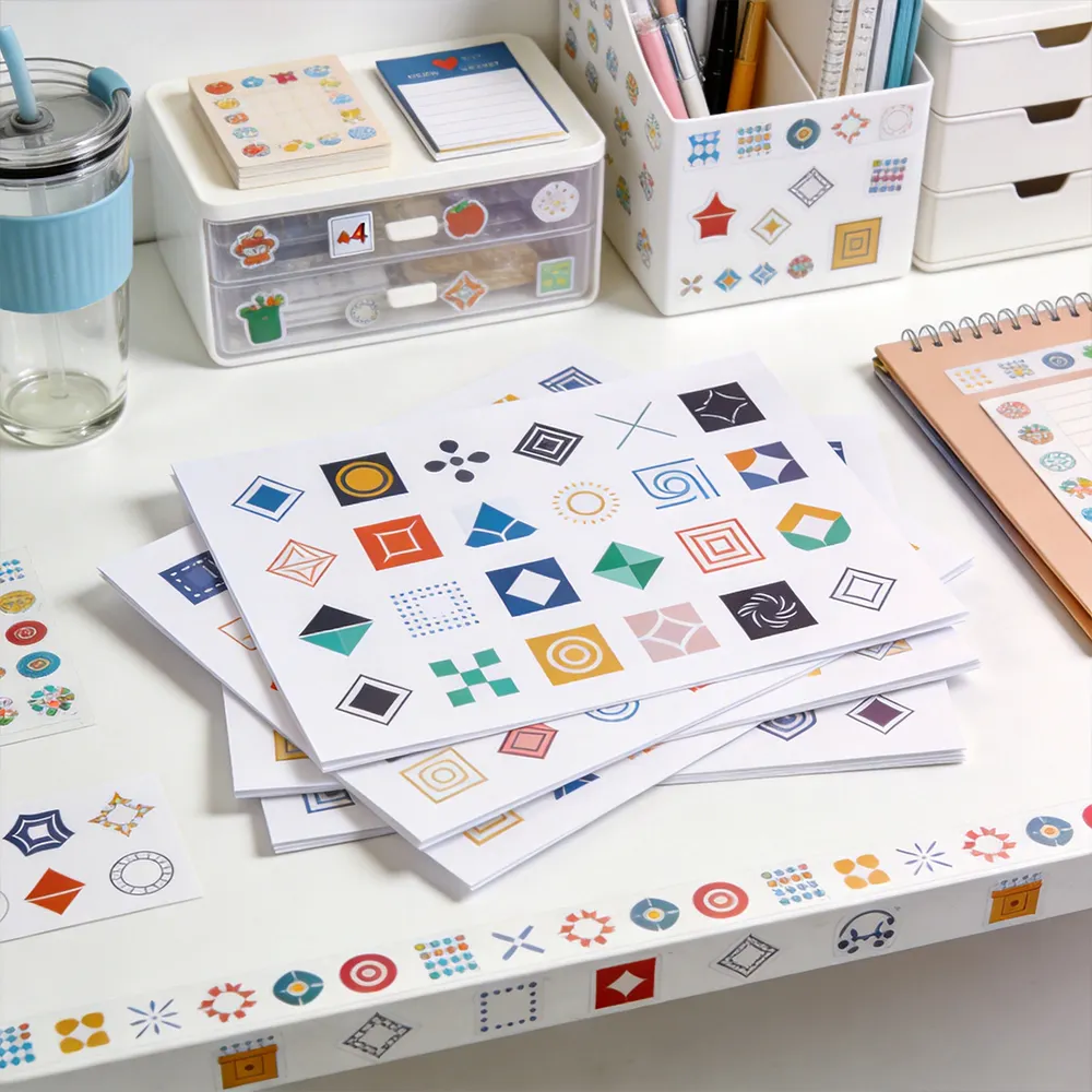 로고 스티커 비닐 종이