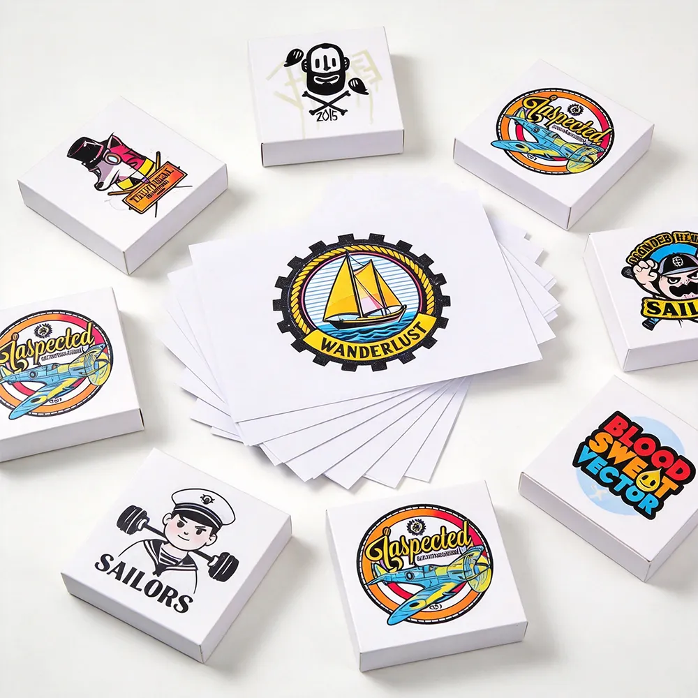 맞춤형 포장 스티커 시트