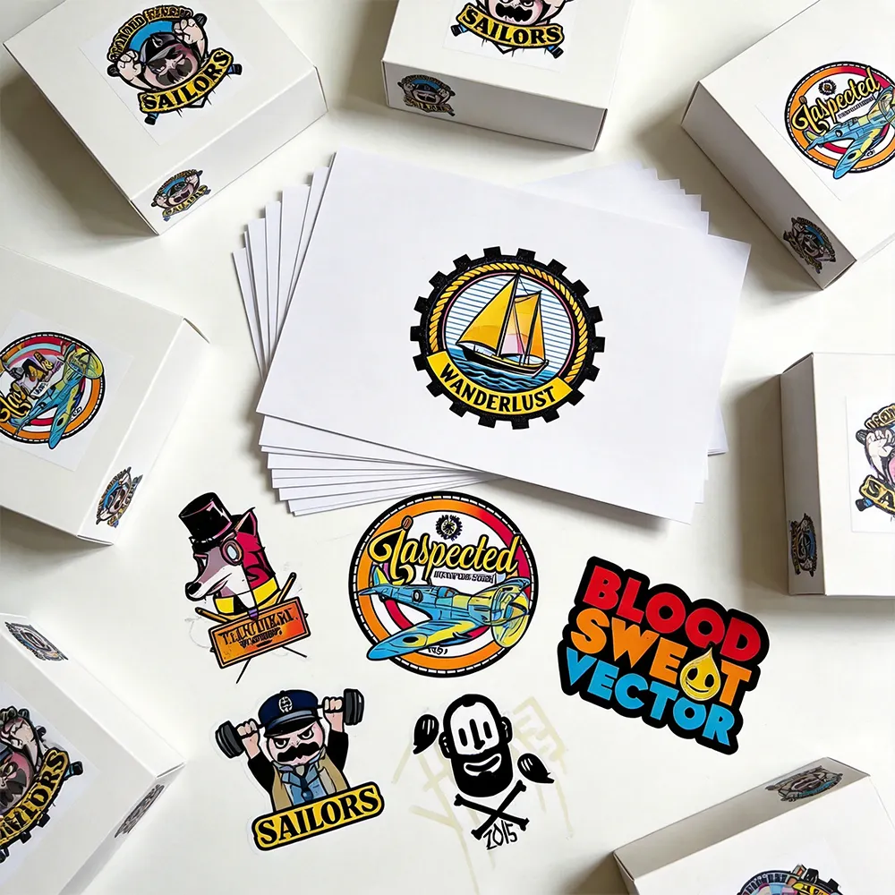 포장 스티커 비닐 종이