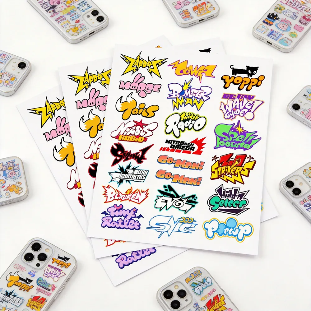 휴대폰 케이스 비닐 스티커 종이