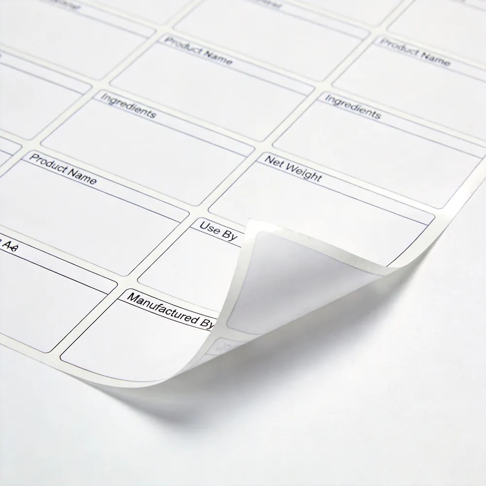 맞춤 제품 라벨 비닐