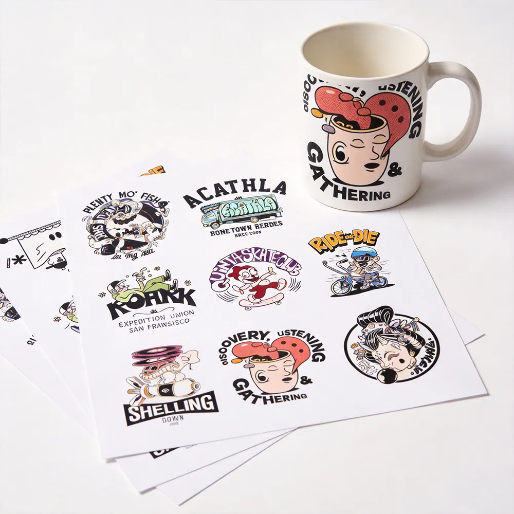 턴블러 스티커 비닐 종이