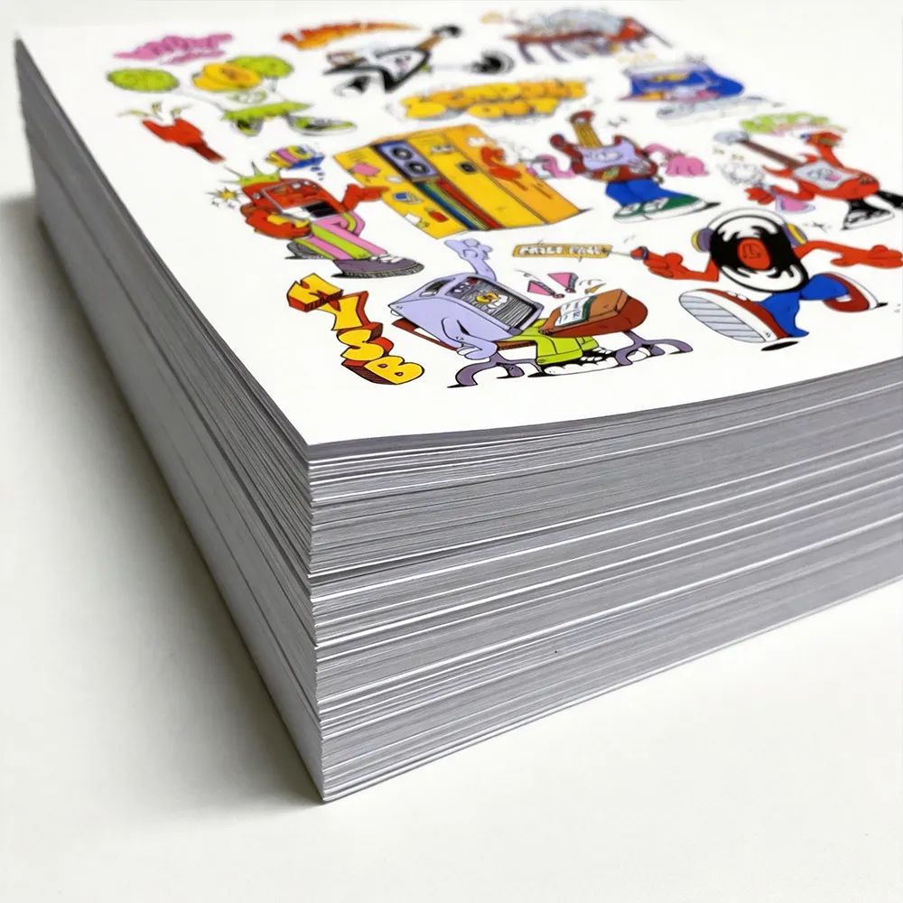 맞춤 비닐 스티커 시트