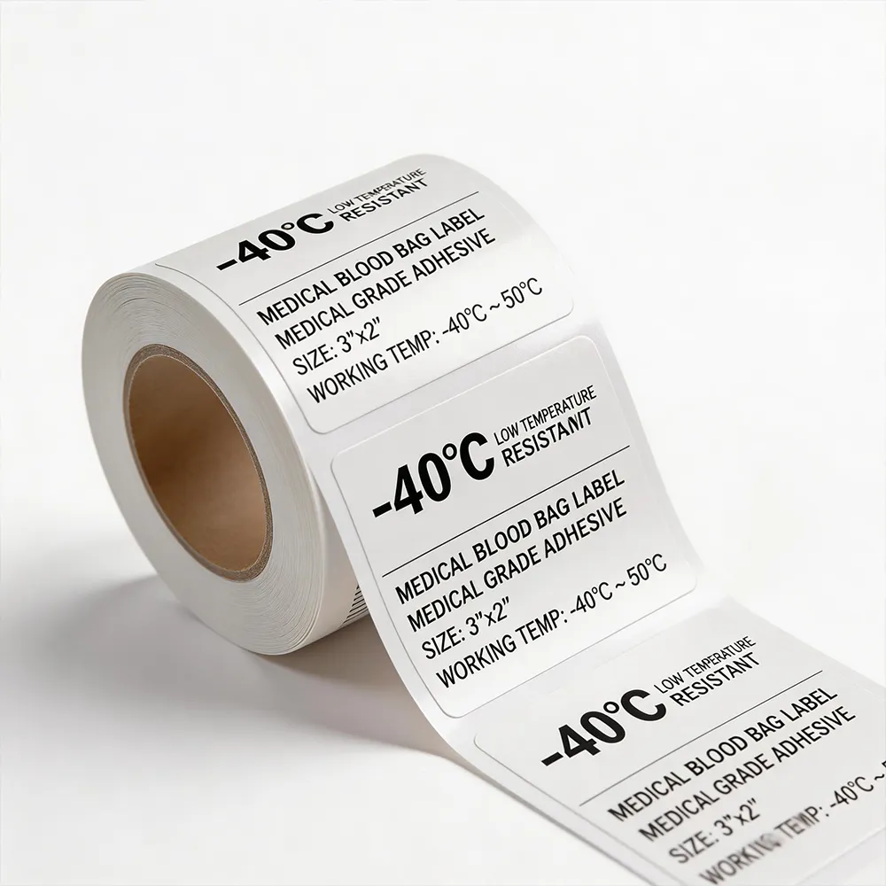 혈액 백 -40°C 냉동 라벨