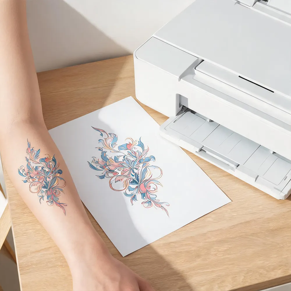letter size tattoo paper