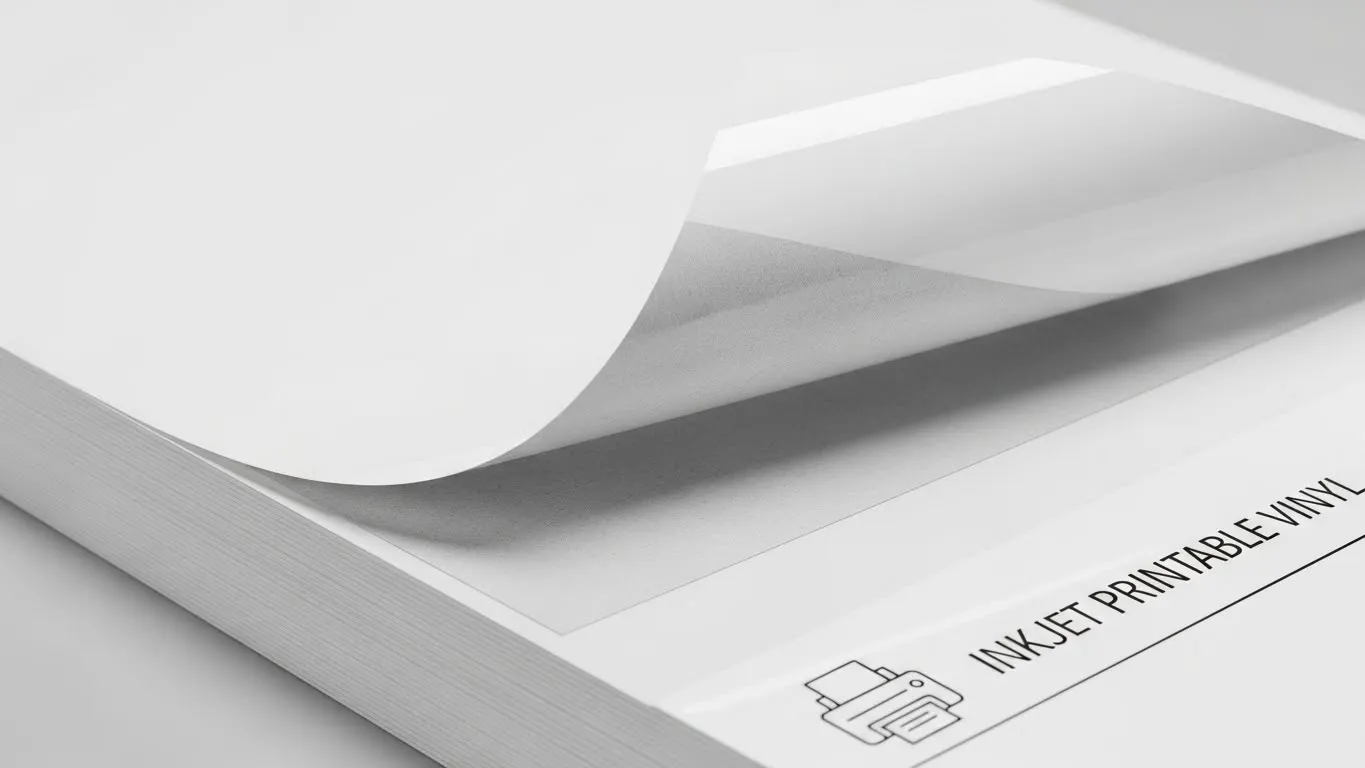 잉크젯 프린터에 비닐 스티커 종이를 사용하는 방법